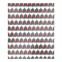 Christmas Tree Trio Sherpa Fleece Blanket