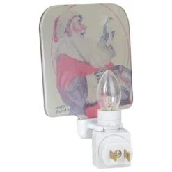 Northlight 6" Norman Rockwell 'A Drum For Tommy' Glass Christmas Night Light 7 Northlight 6" Norman Rockwell 'A Drum For Tommy' Glass Christmas Night Light -Northlight Decor Store D676228S 3