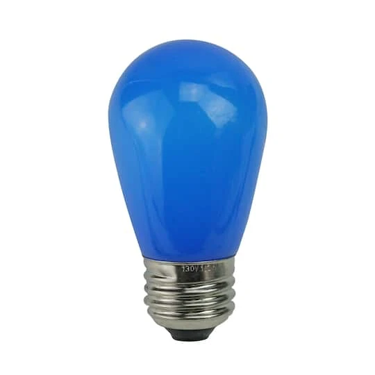 Northlight Opaque LED S14 Replacement Bulbs, 25ct. Blue 3 Northlight Opaque LED S14 Replacement Bulbs, 25ct. Blue - Image 3