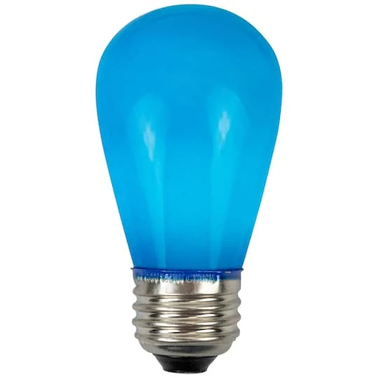 Northlight Opaque LED S14 Replacement Bulbs, 25ct. Blue 4 Northlight Opaque LED S14 Replacement Bulbs, 25ct. Blue - Image 4
