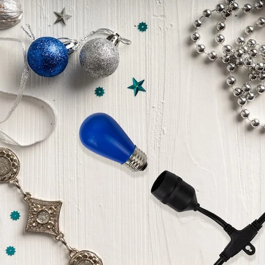 Northlight Opaque LED S14 Replacement Bulbs, 25ct. Blue 5 Northlight Opaque LED S14 Replacement Bulbs, 25ct. Blue - Image 5