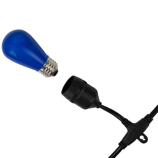 Northlight Opaque LED S14 Replacement Bulbs, 25ct. Blue 7 Northlight Opaque LED S14 Replacement Bulbs, 25ct. Blue - Image 7