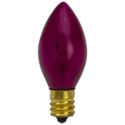 Northlight 4ct. Transparent Pink Twinkle C7 Replacement Christmas Bulbs 6 Northlight 4ct. Transparent Pink Twinkle C7 Replacement Christmas Bulbs -Northlight Decor Store D676240S 2