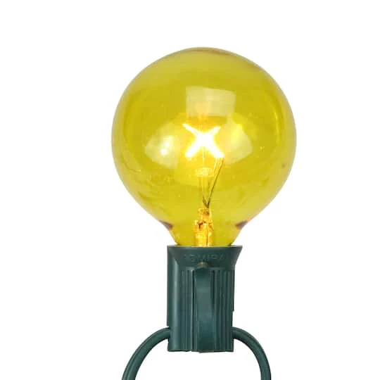 Northlight Yellow G50 Incandescent Replacement Christmas Bulbs, 25ct. 1 Northlight Yellow G50 Incandescent Replacement Christmas Bulbs, 25ct.