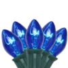 Northlight 25ct. C7 Christmas String Lights With Green Wire Blue
