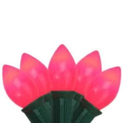 Northlight 25ct. Opaque C9 Christmas String Lights Pink 9 Northlight 25ct. Opaque C9 Christmas String Lights Pink -Northlight Decor Store D676255S 3