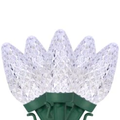 Northlight 100ct. Faceted LED C9 Christmas String Lights Pure White 16 Northlight 100ct. Faceted LED C9 Christmas String Lights Pure White -Northlight Decor Store D676257S 11