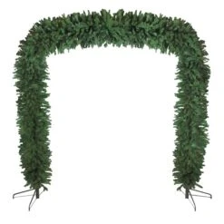 Northlight 8ft. Unlit Commercial Size Green Pine Artificial Christmas Archway -Northlight Decor Store D676280S 11