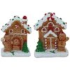 Northlight Gingerbread Houses With Gingerbread Boy & Girl Christmas Decoration Set