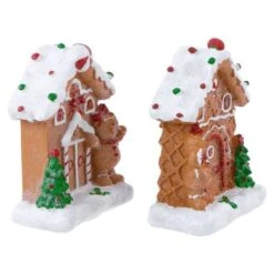 Northlight Gingerbread Houses With Gingerbread Boy & Girl Christmas Decoration Set 13 Northlight Gingerbread Houses With Gingerbread Boy & Girl Christmas Decoration Set -Northlight Decor Store D676301S 14
