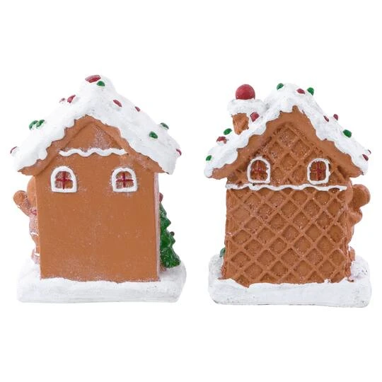 Northlight Gingerbread Houses With Gingerbread Boy & Girl Christmas Decoration Set 8 Northlight Gingerbread Houses With Gingerbread Boy & Girl Christmas Decoration Set - Image 8