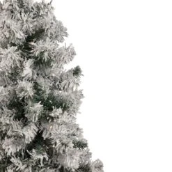 Northlight 3ft. Pre-Lit Heavy Flocked Pine Artificial Christmas Tree, Warm White LED Lights 10 Northlight 3ft. Pre-Lit Heavy Flocked Pine Artificial Christmas Tree, Warm White LED Lights -Northlight Decor Store D676644S 3