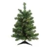 Northlight 2ft. Pre-Lit Canadian Pine Artificial Christmas Tree, Clear Lights