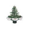 Northlight 2.5ft. Pre-Lit Musical Snowing Artificial Christmas Tree, White LED Lights