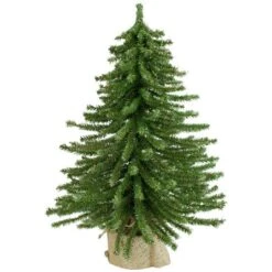 Northlight 2ft. Unlit Potted Downswept Mini Village Pine Medium Artificial Christmas Tree -Northlight Decor Store D676688S 11