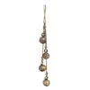 Hello Honey® 12" Antique Brass Finish Hanging Metal Jingle Bells
