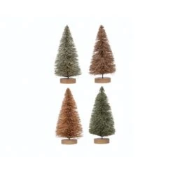 Hello Honey® Multicolor Tree Farm Christmas Tree Set -Northlight Decor Store D758784S 3