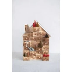 Hello Honey® 17.5" House Advent Calendar -Northlight Decor Store D758792S 4