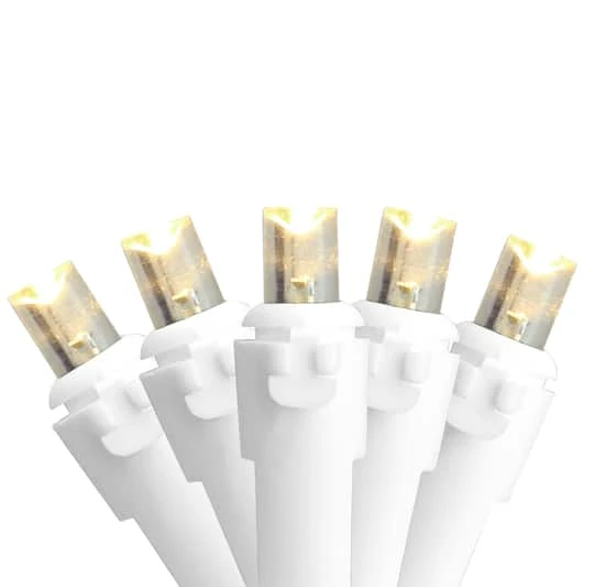 Northlight 100ct. LED Wide Angle Christmas String Lights With White Wire Multicolor 2 Northlight 100ct. LED Wide Angle Christmas String Lights With White Wire Multicolor - Image 2